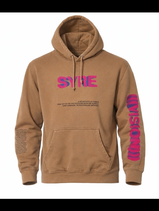 Jaden Smith SYRE Other - Jaden Smith SYRE Beautiful Confusion Hoodie Tan Pullover Merch Streetwear Unisex